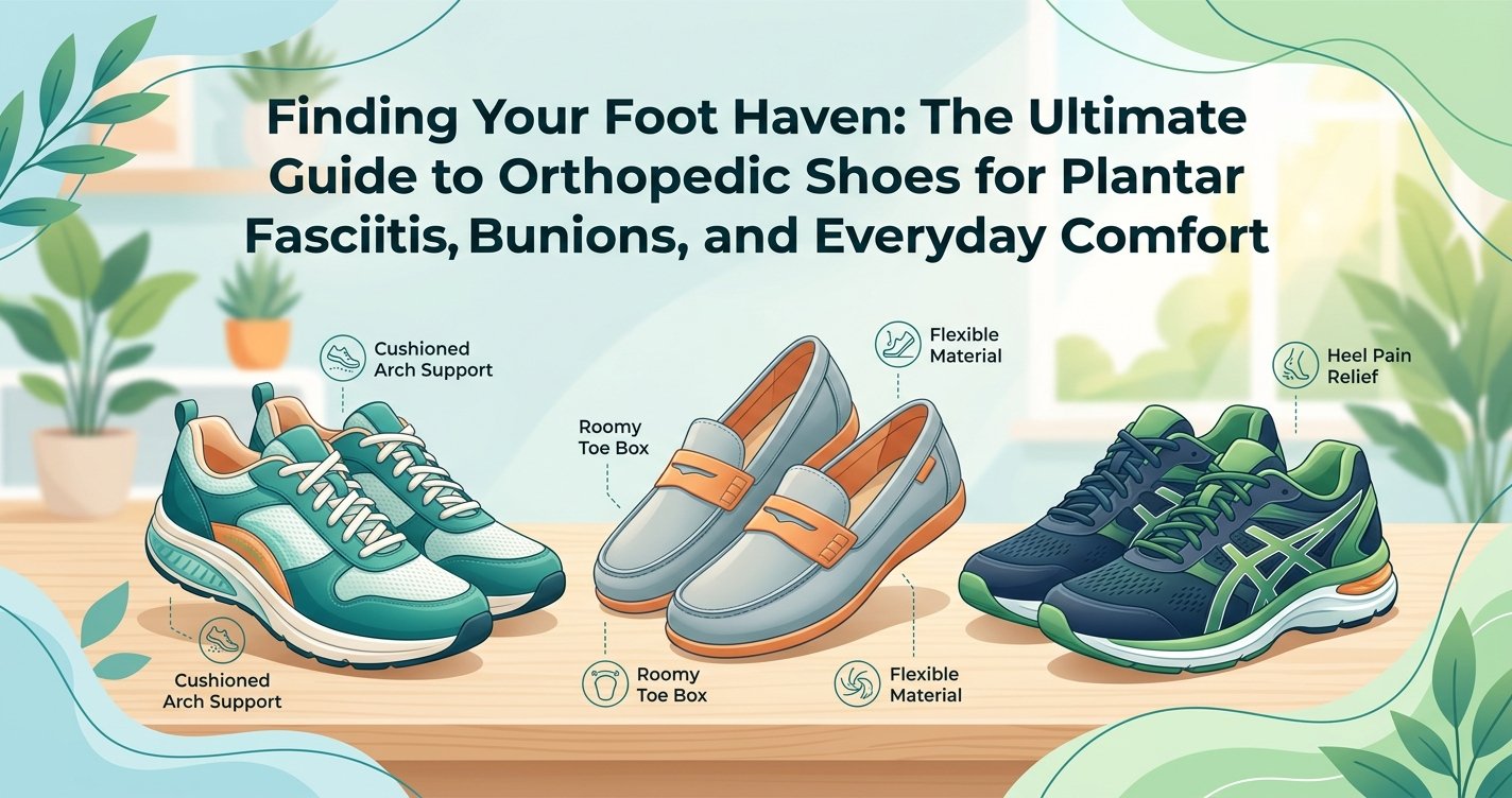 Finding Your Foot Haven: The Ultimate Guide to Orthopedic Shoes for Plantar Fasciitis, Bunions, and Everyday Comfort