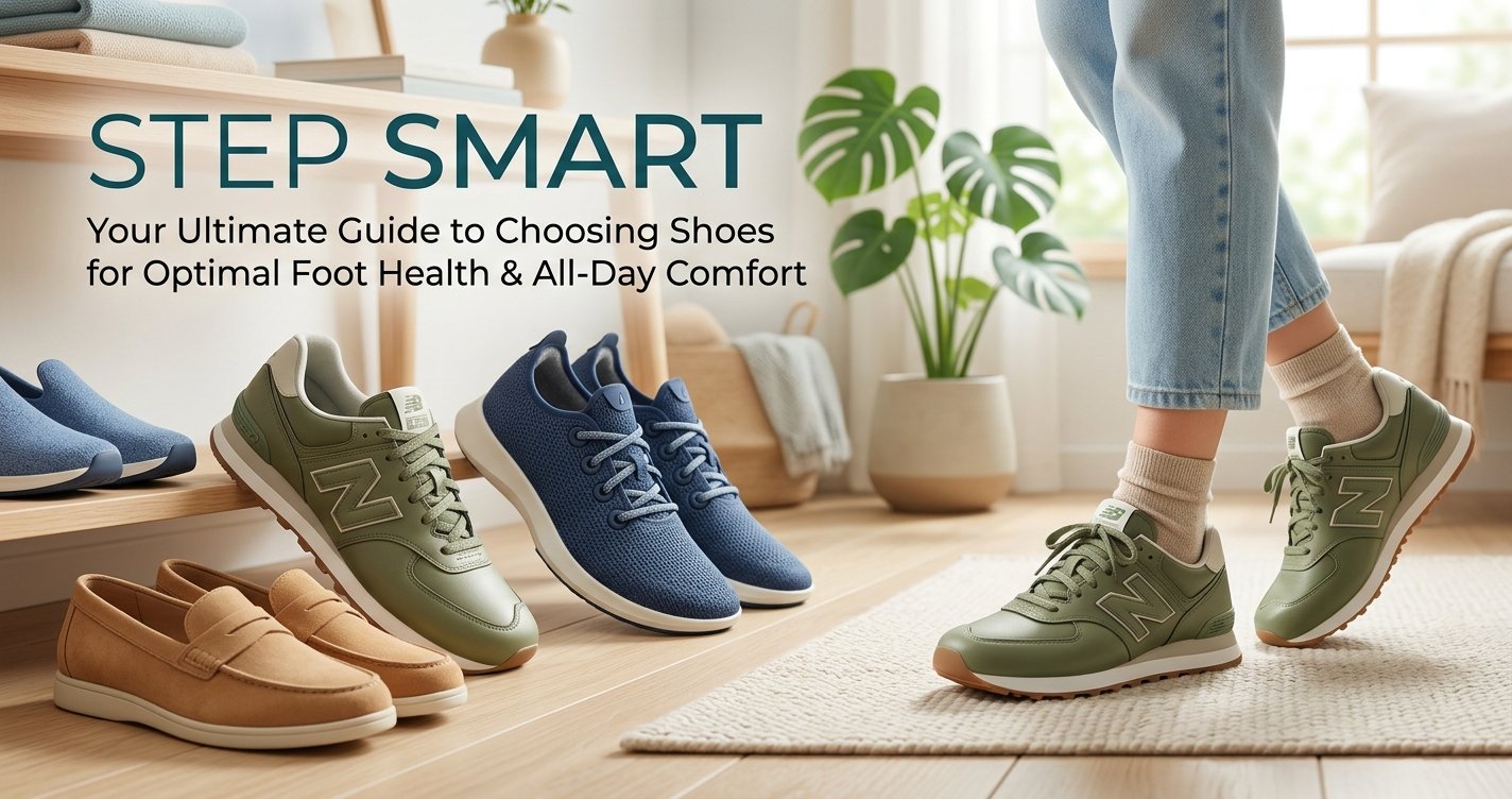Step Smart: Your Ultimate Guide to Choosing Shoes for Optimal Foot Health &amp; All-Day Comfort