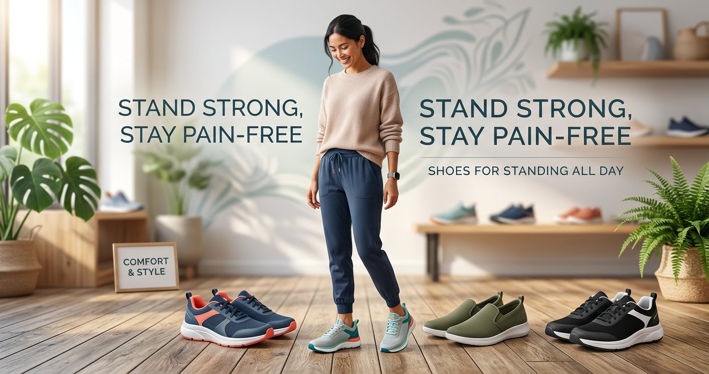 Stand Strong, Stay Pain-Free: The Ultimate Guide to Choosing Shoes for Standing All Day