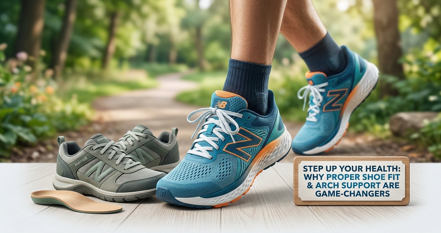 Step Up Your Health: Why Proper Shoe Fit &amp; Arch Support Are Game-Changers