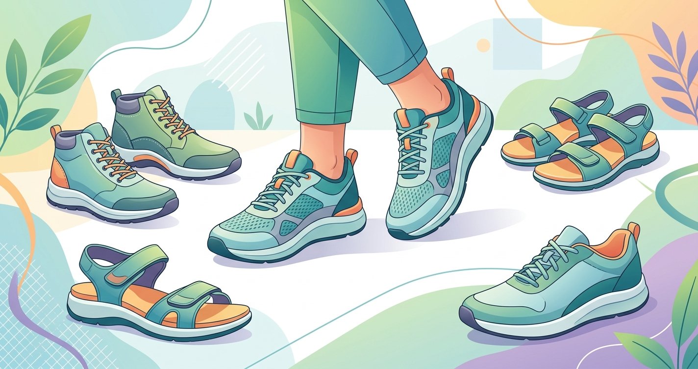 Walk Without Pain: Your Expert Guide to Choosing Shoes for Plantar Fasciitis, Bunions, and Flat Feet